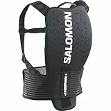 SALOMON FLEXCELL JR, Chaleco de protección Corporal Ligero para niños para Trail Running, Senderismo y Deportes Outdoor, Black, XL