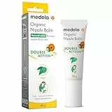 Medela crema orgánica para pezones, alivio y humectación para madres lactantes, hecha con ingredientes naturales y seguros, alivio rápido para pezones doloridos, apta para el postparto, 40 g