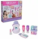 Cool MAKER - GO GLAM NAIL STUDIO - KIT MANICURA PARA NIÑAS: Crea 200 Uñas con 4 Diseños Diferentes - 6070509 - Manualidades - Juguetes Niñas 7 Años +