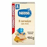 Nestlé Papilla 8 Cereales con Miel, 950 g