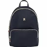 Tommy Hilfiger Mochila Mujer Poppy Backpack Mediana, Azul (Space Blue), Talla Única