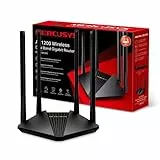 MERCUSYS - MR30G AC1200 Dual-Band Wireless Gigabit Router, MU-MIMO, Beamforming, Listo para IPTV sin Problemas, fácil instalación