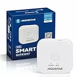 Aigostar Smart Gateway-Centro de control para bombillas inteligentes Bluetooth Mesh. Sistema Bridge para uso remoto de dispositivos inteligentes Aigostar Bluetooth Mesh Controla hasta 50 dispositivos