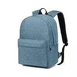 Kono Mochila Escolar Ligera de Gran Capacidad para Adolescente Hombre Mujer, Colegio Universidad Trabajo, Mochila Portátil 15,6'' Viaje Negocios Diario - Azul