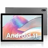 SGIN Tableta 10,1 Pulgadas, 6 GB RAM + 128 GB ROM, Soporte Expansión TF, Android 11, FHD 1920 x 1200 IPS, Cámara 5 MP + 8 MP, Bluetooth 5.0, WiFi Dual, GPS, Batería de 7000 mAh (Gris)