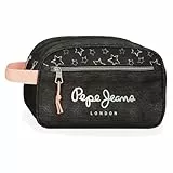Pepe Jeans Cintia Nececer Adaptable Negro 26x16x10 cms Poliéster by Joumma Bags