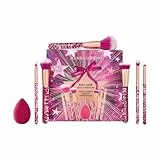 Revolution Set Regalo de Brochas de Maquillaje Full Look, Colección de 7 Piezas para Ojos, Rostro y Mejillas con Esponja, Vegano y Libre de Crueldad Animal