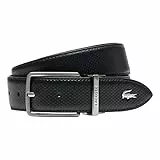Lacoste RC4002 Cinturón, Noir, 100 cm para Hombre