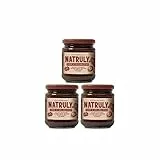 NATRULY Crema de Avellanas y Cacao Sin Azúcar y Sin Edulcorantes, Endulzada con Fibra de Achicoria, Sabor Chocolate con Leche (Pack 3*300g)