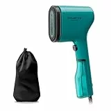 Rowenta Pure Pop DR2024 - Cepillo de vapor, 1300 W con salida hasta 20 gr/min que plancha y purifica, elimina pelusas y pelo, cabezales reversibles, diseño para viaje, color verde