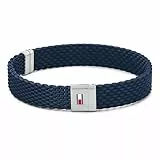 Tommy Hilfiger Jewelry Pulsera para Hombre de Silicona en negro o azul