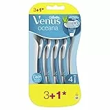 Gillette Venus Oceana Maquinillas Desechables Para Mujer - 4 Unidades, Estándar
