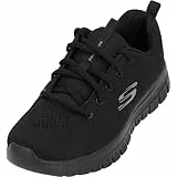 Skechers Graceful Get Connected Regular, Zapatillas Mujer, Black Mesh Trim, 39 EU