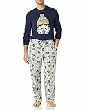 Amazon Essentials Disney | Marvel | Star Wars Conjunto de Pijama en Franela Hombre, Star Wars Winter - Mens, M