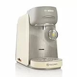 Bosch - Cafetera Multibebida Tassimo Finesse Friendly, 1400W, INTELLIBREW™, Beige, TAS167P