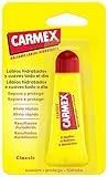 Carmex Bálsamo Labial, Tubo Clásico, 10g. Hidrata, protege, repara, calma y suaviza los labios.