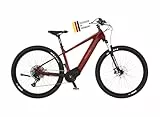 Fischer Montis 7.0i Hombre y Mujer, RH 46 cm, Motor Central de 70 NM, batería de 36 V, Bicicleta de montaña eléctrica, Morado, 46cm-630Wh