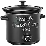 Russell Hobbs - Olla de cocción lenta (24180, 3,5 L), color negro