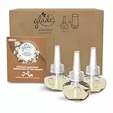 Glade (Brise) Electric Scented Oil Recambio para ambientadores eléctricos con aceite aromático, Sensual Sandalwood & Jasmine, 3 unidades (3 x 20 ml)