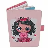 Fundas Para Cartillas Sanitarias Del Bebé - Patrón Princesa - Formato A5 15x20 Cm - Solapas Para Guardar Recetas
