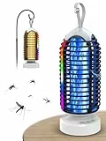 Mata Mosquitos Electrico, Anysun Lampara Antimosquitos con Luz LED para Interior y Exterior, Antimosquitos Electrico de 3000V Resistente al Agua para el Hogar, Patio, Jardín y Camping