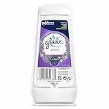 Glade® Gel Ambientador Absorbeolores de Larga duración para baños armarios y Espacios pequeños, Fragancia Lavanda aceites Esenciales, 1 Unidad