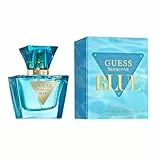 GUESS Seductive Blue, Eau de Toilette para Mujer, Colonia Floral y Afrutada, Fragancia Fresca y Adictiva, Larga Duración, 30 ml