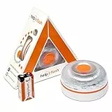 Help Flash 2.0 - Luz de Emergencia no conectada - Señal V16 para Coche y moto - Homologada para turismos hasta 2026 - Señalización Inmediata en Caso de Emergencia