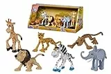 Simba 104322457 - Divertidos Animales de Safari, Animales de Safari, 6 Unidades, diseño Infantil, 9-12 cm, Figuras de Animales, Figuras de Juego, a Partir de 3 años