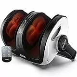 Masajeador de pies RENPHO,Masajeador shiatsu con asa para piernas y pies con función de calor y control remoto,Masaje de amasamiento profundo y de pantorrillas con rodillo,Estimula la circulación
