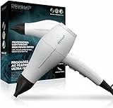 REVAMP Progloss 3850 Featherlite UltraXShine secador de pelo - Potente flujo de aire (161 km3/h), 2300W para un secado más rápido y un cabello menos encrespado y más suave - Blanco Exclusivo Amazon