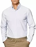 Hackett London Oxford Lavado Camisa, Azul (Sky Blue), XXL para Hombre