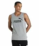 PUMA ESS Tank Camiseta de Tirantes, Hombre, Gris, S