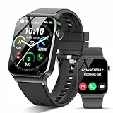STECEi Reloj Inteligente Hombre con Llamada, 1,85' Smartwatch con 110+ Modos Deportivos, Monitor de Ritmo Cardíaco y Sueño, Impermeable IP68 Inteligente Mujer con DIY Esfera Reloj, Podómetro