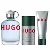 Estuche de Regalo HUGO Man Eau de Toilette, Desodorante en Barra y Gel de Ducha para Hombre
