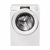 Candy RapidÓ ROW4966DWMCT1-S, Lavadora Secadora, 9KG + 6KG, 1400RPM, Smart Ring, Motor Inverter, 16 Ciclos, 9 Rápidos, Función Vapor, Wifi, Quick&Clean, Inicio Diferido 24H, Detector KG, Blanco
