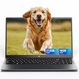ACEMAGIC Ordenador Portatil con Nuevo Procesador N-97(hasta 3,6 GHz),16GB Ram 512GB SSD Expansión 2TB Computadora Portátil 15,6'' WiFi5G/2.4G,Tipo-C,HDMI,USB 3.2,Cámara Oculta