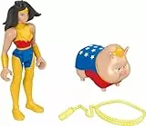 Fisher-Price DC Liga de Super Mascotas BP/WW Héroe y Mascota Figuras de Juguete (Mattel HGL04)
