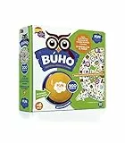 IMAGILAND Funtastic- Búho 200 Palabras puzle botón, Juego de Velocidad y Memoria para Aprender inglés, a Partir de 6 años, (FUN009)