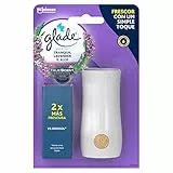 Glade® By Brise Ambientador Un Toque Fragancia Lavanda. Elimina los malos olores, Hasta 10 veces más frescor - Difusor + Recambio de 11ml