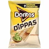 Doritos Dippas, Nachos con sabor original, Producto de Aperitivo, bolsa individual, 150gr