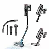 Ufesa Z7 Digital Animal Aspirador Escoba Flex sin Cable, 29.6V, 500W, Pantalla Táctil , 80 min, 26KPa, Cepillo Multisuperficie con Luz, 4 Modos, Accesorios Mascotas/Suelo/Coche/Alfombra/Animal