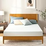 Zinus Colchón de Espuma 135 x 190 cm, Ortopédico y Ergonómico de Firmeza Media - Soporte de 5 Zonas - Altura 11 cm - Certificado Oeko-Tex