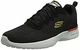 Skechers Skech-air Dynamight Tuned Up, Zapatillas de deporte para Hombre, Black Engineered Mesh/Pu/Gray Trim, 44 EU
