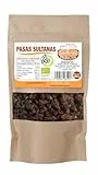 Guillermo | Pasas sultanas BIO - Doy pack 350 gr. | 100% ecológicas | Contienen hierro y calcio | Contribuye en la eliminación de toxinas
