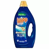 Wipp Express Detergente Líquido Limpio y Liso para lavadora (28 lavados), detergente líquido para lavadora para una limpieza profunda, jabón para ropa
