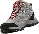 Columbia Redmond 3 Mid WP, Botas Montaña De Senderismo Y Trekking, Mujer, Rojo (Steam/Red Coral 2023), 38 EU