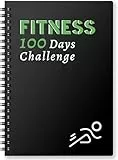 Harphia Diario de fitness – Agenda de entrenamiento de 100 días, un cuaderno A5 (5,5 x 8,2 pulgadas) como rastreador de fitness, adecuado para todos los principiantes y profesionales, ya sea en casa o