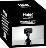 Haier Sellador al vacío de aire para vino eléctrico, conserva el sabor y el aroma auténticos, prolonga la vida útil de las botellas abiertas, frescura durante 7 días, perfecta opción de regalo