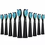 Paquete de 10 Cabezales de Cepillo de Dientes de Repuesto Compatibles con Fairywill FW-507/508/515/551/917/959/2011, FW-D1/FW-D3/FW-D7/FW-D8 la mayoría de las series SG, HP126A, TB-5